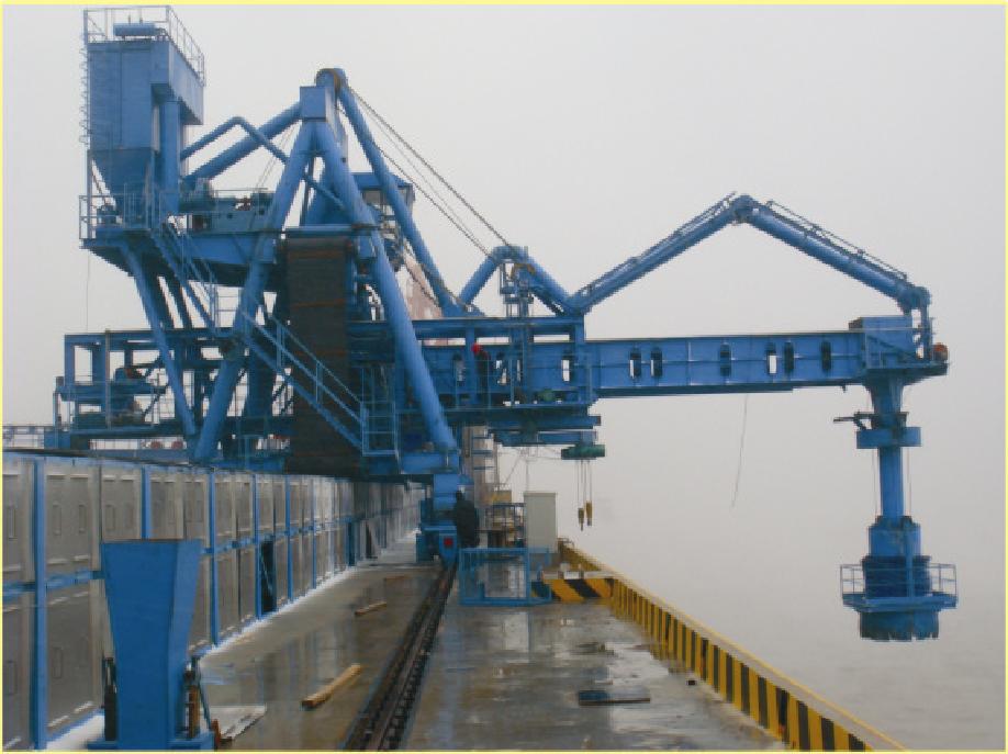 直線軌道式裝船機